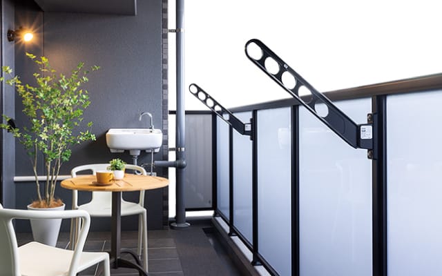 可倒式物干金具