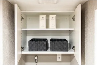 洗濯機上部吊戸棚