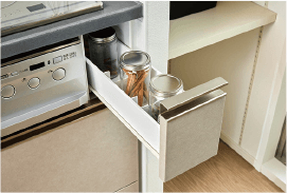 ガス横小引出し