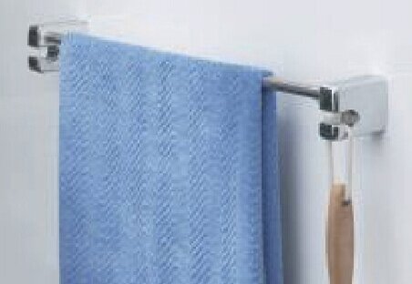 フック付きタオル掛け