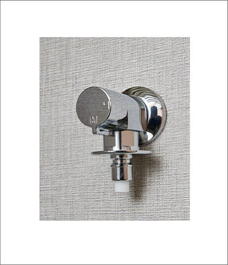 止水弁付洗濯機用単水栓