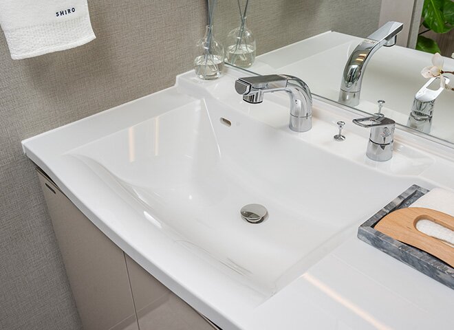 スクエアボウル一体型カウンター