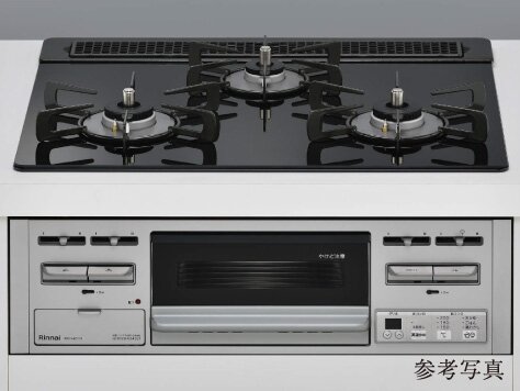 ガラストップガスコンロ