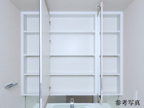 三面鏡裏収納