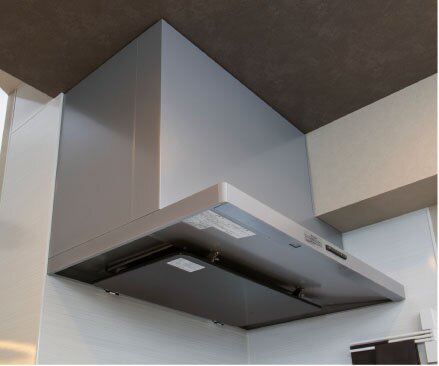 整流板付きレンジフード