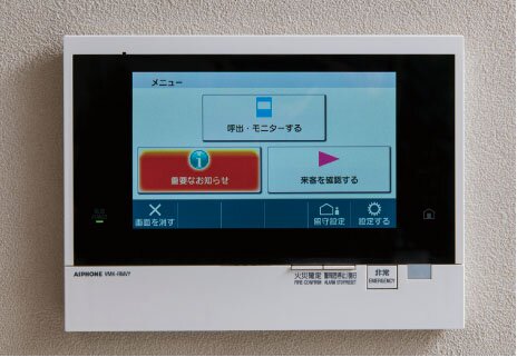 テレビモニター付きインターホン