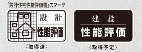 住宅性能評価取得（予定）