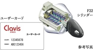 クラビスF22シリンダー