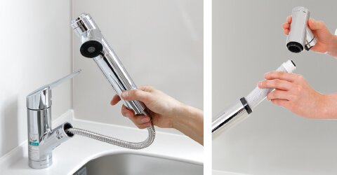 浄水機能付シャワー水栓