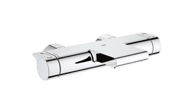 壁付タイプのサーモスタット水栓