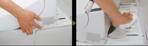 ウォシュレット本体ワンタッチ着脱