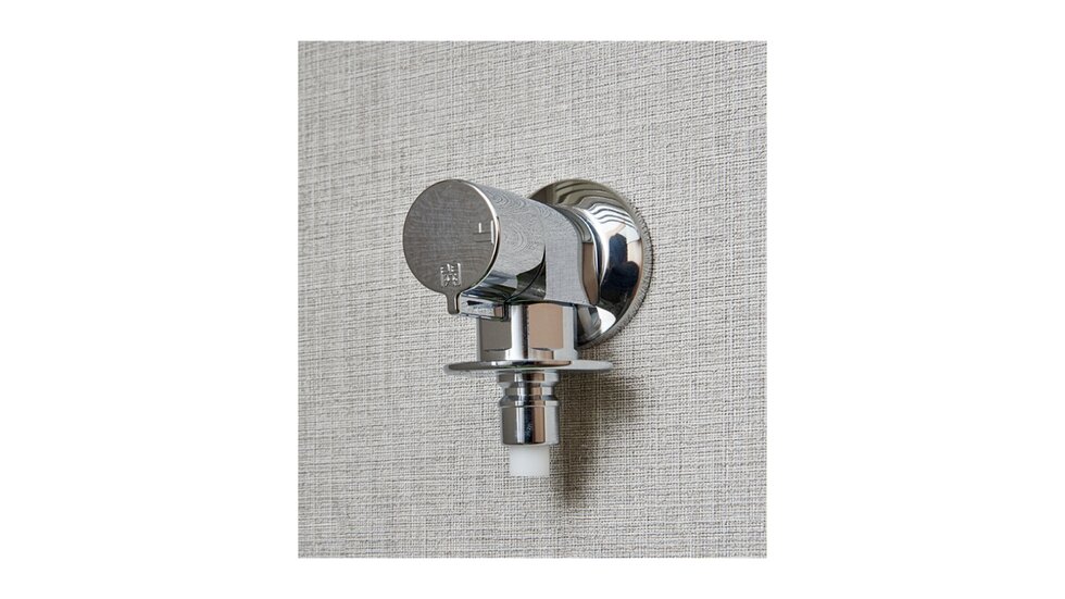 止水弁付洗濯機用単水栓