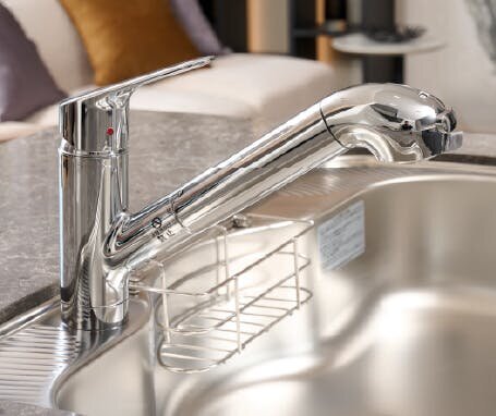 浄水器一体型シングルレバー水栓