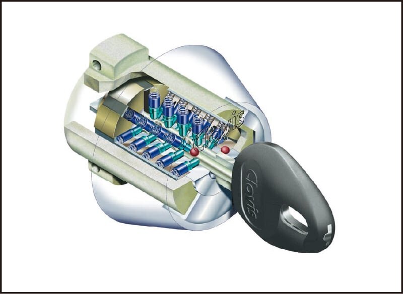 スティックタイプリバーシブルディンプルキー