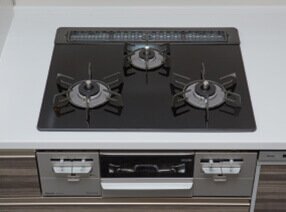 ガラストップガスコンロ