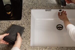 偏芯ボウル洗面台