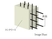 躯体の強度が向上するダブル配筋