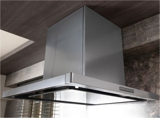 ホーロー整流版付きレンジフード