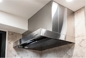 整流板付きレンジフード