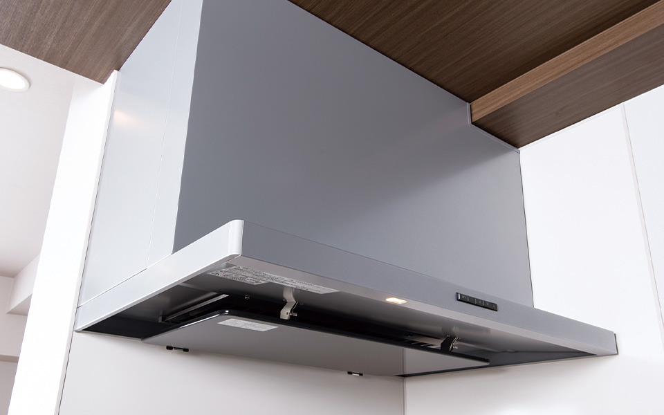 整流板付レンジフード