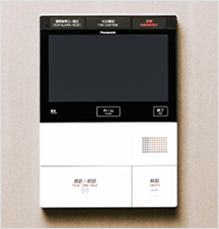 カラーモニター付インターホン