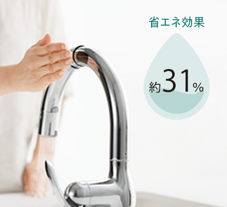 節湯/タッチレス水栓（キッチン）