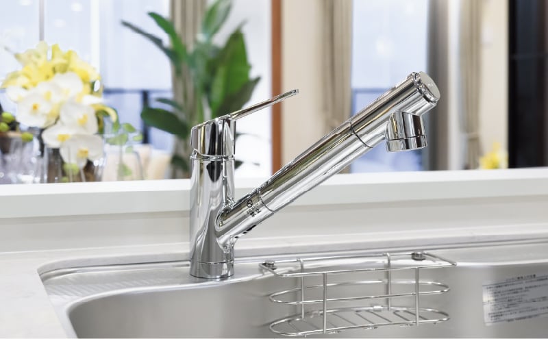 浄水器一体型シャワー水栓