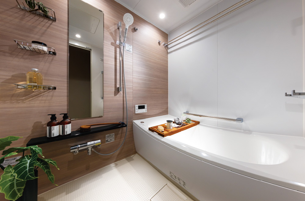 先進の機能を備えたバスルーム
