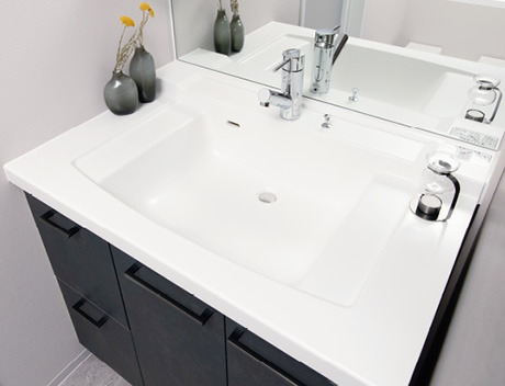 ボウル一体型カウンター