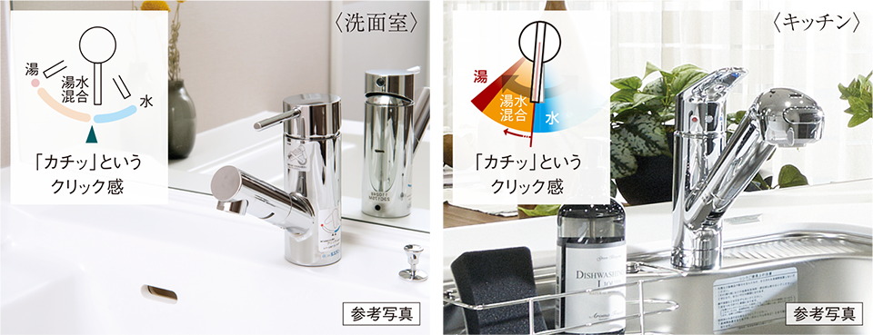 節湯水栓（洗面室／キッチン）