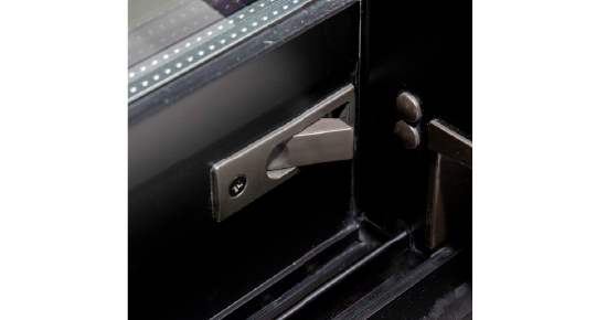 補助ロック付アルミサッシ