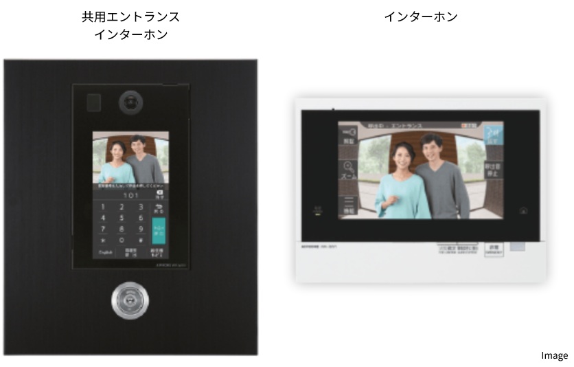 オートロックシステムと住戸玄関、インターホンで安心。