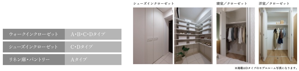 適材適所の収納スペース