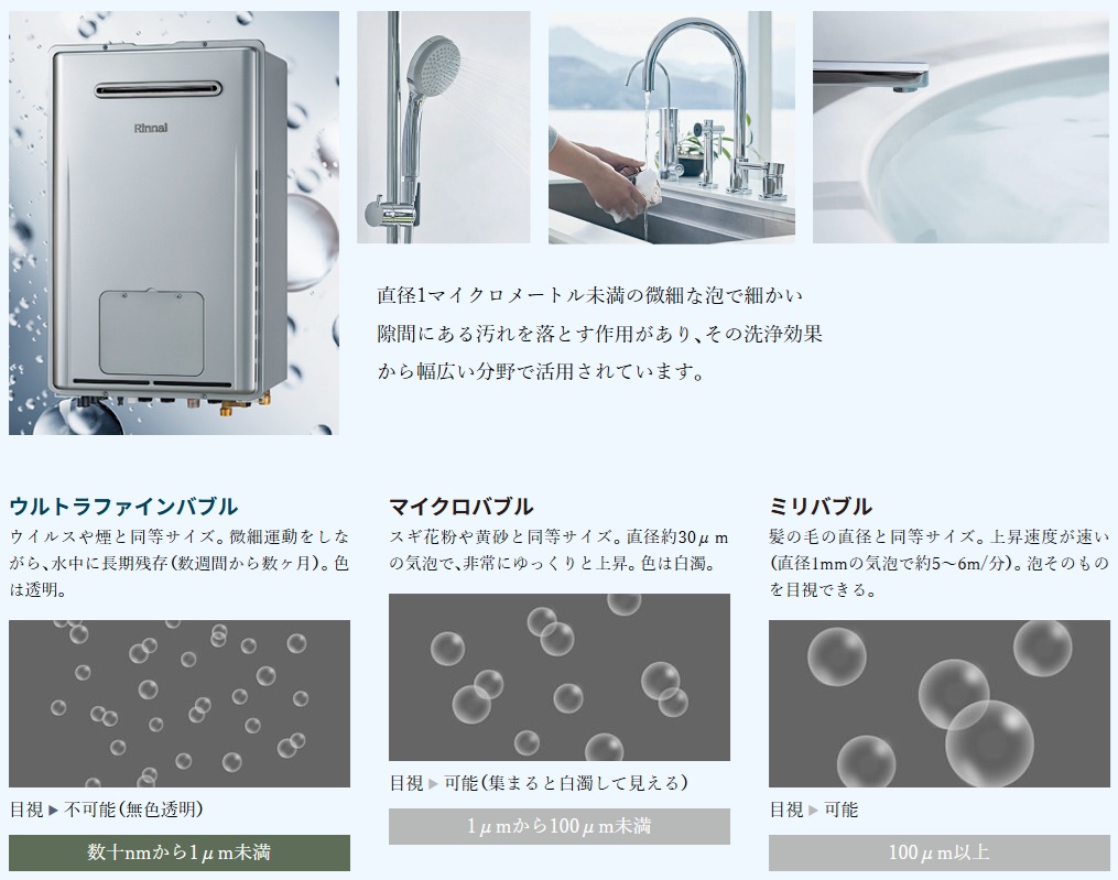 ウルトラファインバブル熱源機