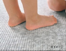 お掃除ラクラク ほっカラリ床