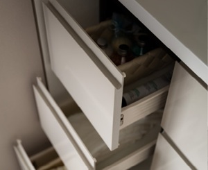 洗面化粧台下の引き出し収納