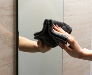 お掃除ラクラク鏡