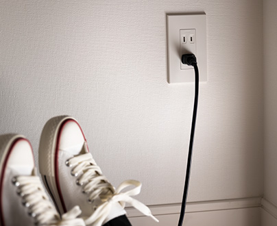 玄関コンセント
玄関コンセント