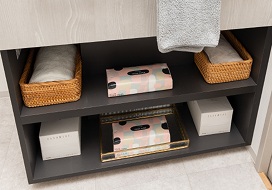 洗面台下収納スペース