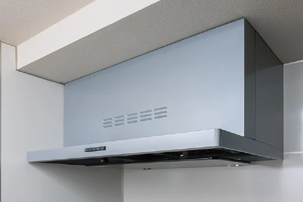 ホーロー整流板付きレンジフード