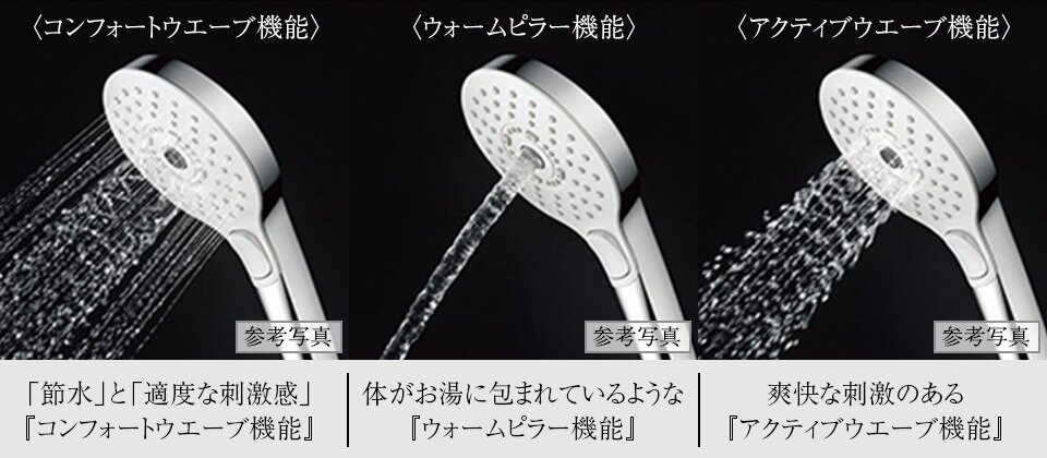コンフォートウエーブシャワー（3モード）