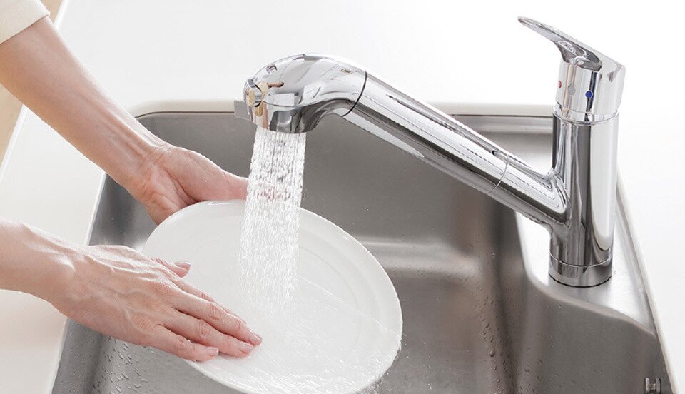 浄水機能付シャワー水栓