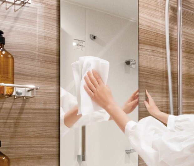 お掃除ラクラク鏡