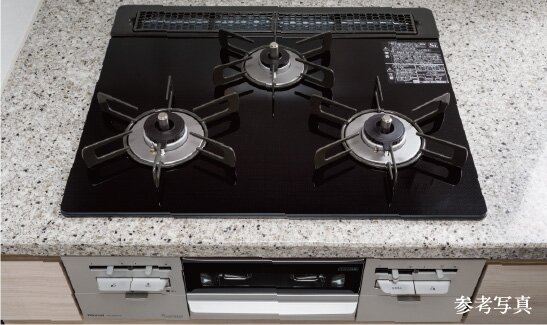 ガラストップコンロ