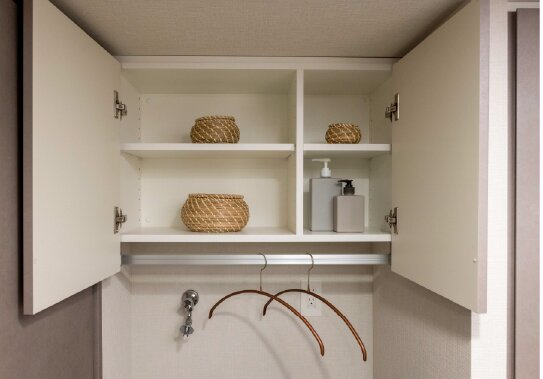 洗濯機上部吊戸棚