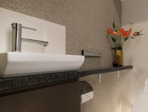 御影石カウンタートイレ