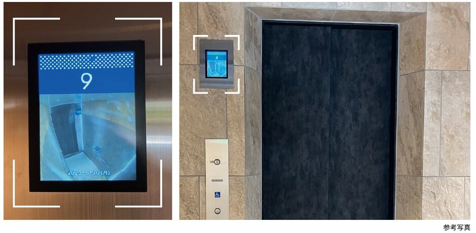 1階乗場ディスプレイ