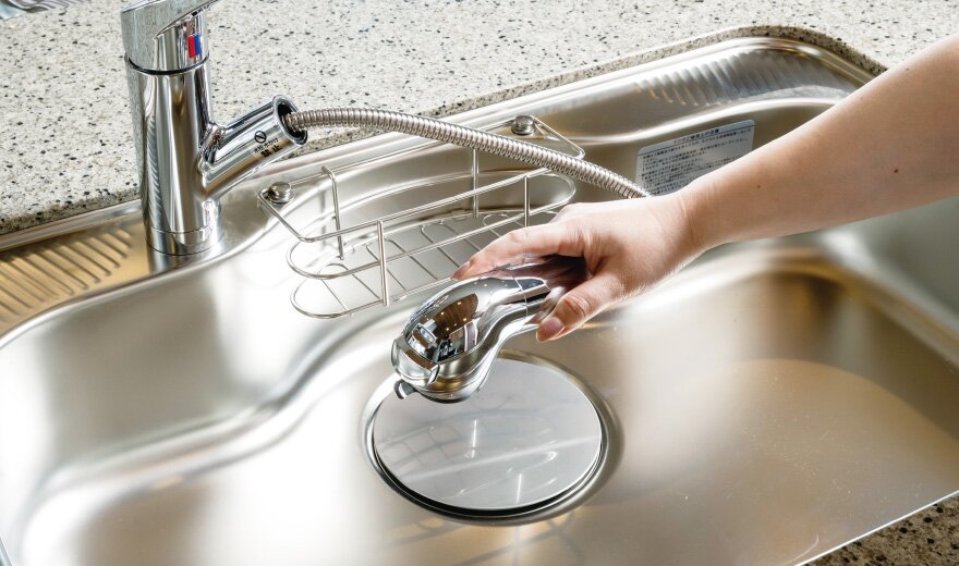 浄水器一体型
ハンドシャワーエコ水栓