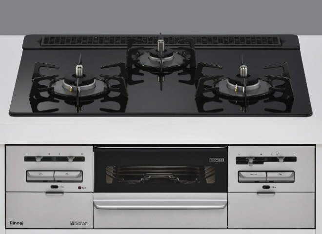 ガラストップガスコンロ