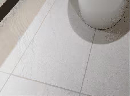 磁器質タイル貼り床